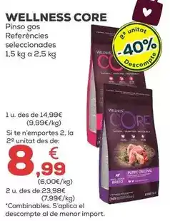 Kiwoko Wellness core - pienso perro oferta