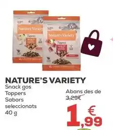 Kiwoko Nature's variety - snack perro toppers oferta