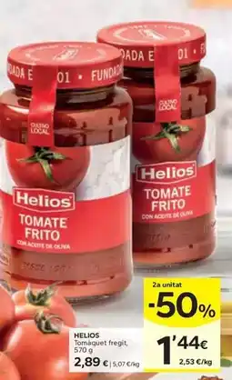 Caprabo Helios - tomàquet fregit oferta