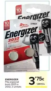 Caprabo Energizer - pila especial boto oferta