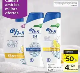 Caprabo H&s - xampú citrus oferta