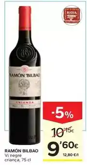 Caprabo Ramón bilbao - vi negre criança oferta