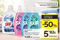 Caprabo Skip - detergent líquid per a cicles curts oferta