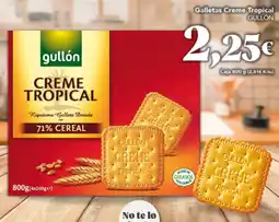 Gadis GULLÓN Galletas Creme Tropical oferta