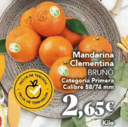 Gadis BRUNO Mandarina Clementina oferta