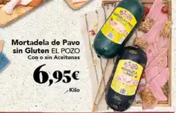 Gadis EL POZO Mortadela de Pavo sin Gluten oferta
