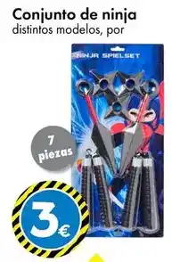TEDi Conjunto de ninja oferta