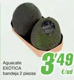 Exótica - aguacate bandeja 2 piezas