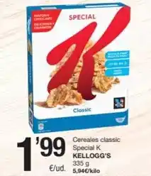 SPAR Fragadis Kellogg's - cereales classic special k oferta
