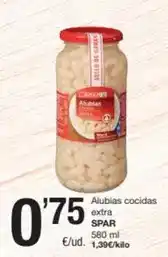SPAR Fragadis Spar - alubias cocidas extra oferta
