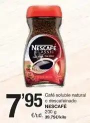 SPAR Fragadis Nescafé - café soluble natural o descafeinado oferta