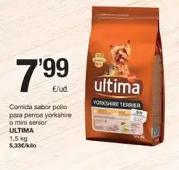 SPAR Fragadis Última - comida sabor pollo para perros yorkshire o mini senior oferta
