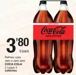SPAR Fragadis Coca-cola - refresc cola zero o zero zero oferta