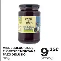 El Corte Inglés Pazo - miel ecológica de flores de montana oferta