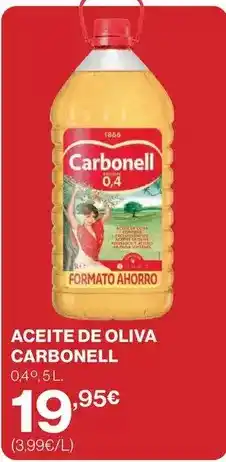 El Corte Inglés Carbonell - aceite de oliva oferta