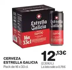 El Corte Inglés Estrella galicia - cerveza oferta
