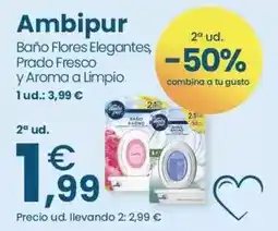 Clarel Ambi pur - baño flores elegantes oferta