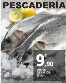 E.Leclerc Lubina de ración oferta