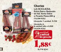 Gadis LA HOGUERA Chorizo oferta