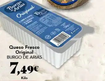 Gadis BURGO DE ARIAS Queso Fresco Original oferta