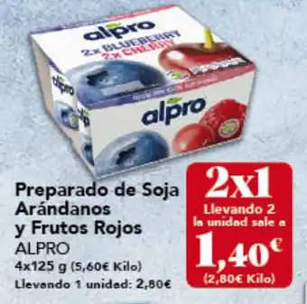 ALPRO Preparado de Soja Arándanos y Frutos Rojos