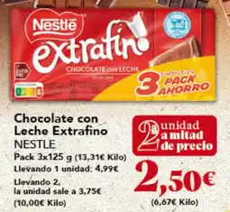 Gadis NESTLE Chocolate con Leche Extrafino oferta