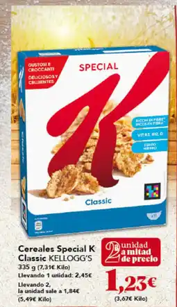 Gadis KELLOGG'S Cereales Special K Classic oferta