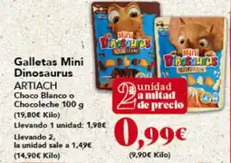 Gadis ARTIACH Galletas Mini Dinosaurus oferta