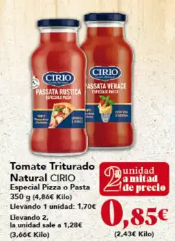 Gadis CIRIO Tomate Triturado Natural oferta