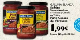 Gadis GALLINA BLANCA Sofrito Tomate-Verduras o Tomate y Cebolla en Trozos Pisto Casero de Verduras oferta