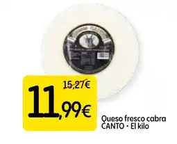 Economy Cash CANTO Queso fresco cabra oferta