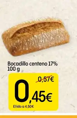 Economy Cash Bocadillo centeno 17% oferta