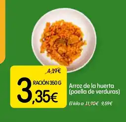 Economy Cash Arroz de la huerta (paella de verduras) oferta
