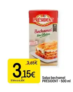 Economy Cash PRÉSIDENT Salsa bechamel oferta