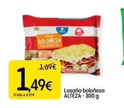 Economy Cash ALTEZA Lasaña boloñesa oferta