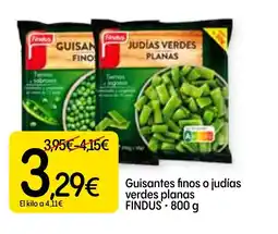 Economy Cash FINDUS Guisantes finos o judías verdes planas oferta