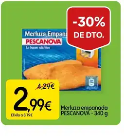 Economy Cash PESCANOVA Merluza empanada oferta