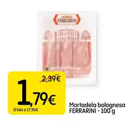 Economy Cash FERRARINI Mortadela bolognesa oferta