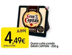 Economy Cash GRAN CAPITAN Queso cuña curado oferta