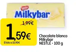 Economy Cash NESTLÉ Chocolate blanco Milkybar oferta