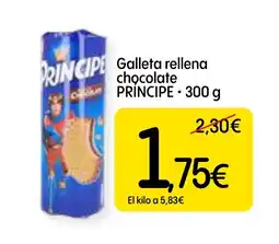 Economy Cash PRÍNCIPE Galleta rellena chocolate oferta