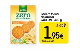 Economy Cash GULLÓN Galleta María sin azúcar oferta