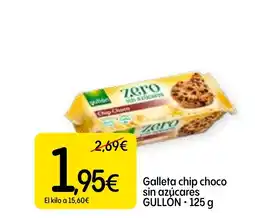 Economy Cash GULLÓN Galleta chip choco sin azúcares oferta