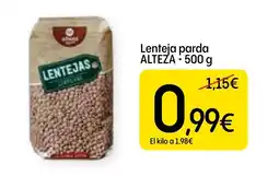 Economy Cash ALTEZ Lenteja parda oferta