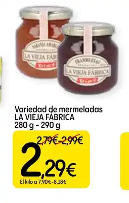 Economy Cash LA VIEJA FÁBRICA Variedad de mermeladas oferta