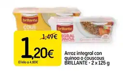 Economy Cash BRILLANTE Arroz integral con quinoa o couscous oferta