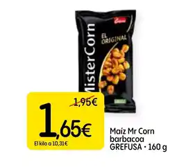 Economy Cash GREFUSA Maíz Mr Corn barbacoa oferta