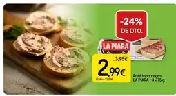Economy Cash LA PIARA Paté tapa negra oferta
