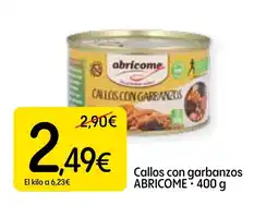 Economy Cash ABRICOME Callos con garbanzos oferta