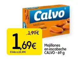 Economy Cash CALVO Mejillones en escabeche oferta